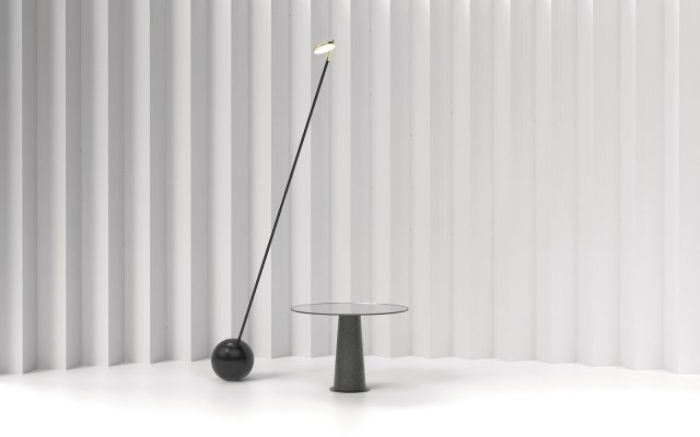 Designér Karel Matějka zvítězil se svou balancující minimalistickou lampou One Zero.