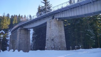 Jizerský viadukt dosahuje délky 116 metrů a výšky 26 metrů. Autor: luciezr, Shutterstock