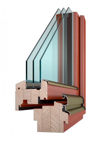 Dřevěná okna dodají vašemu domu šmrnc a jsou vhodná pro velké prosklené plochy. Nevýhodou může být náročnější péče.