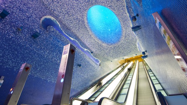 foto: Stanice metra Toledo v Neapoli je dílem architekta Oscara Tusquetsa Blanca. foto: Savvapanf Photo