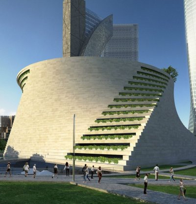 Návrh muzea moderního umění. (zdroj: archello.com)