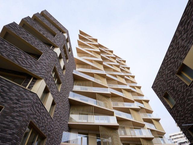 Na snímku rezidenční objekt Origami XXL z pera francouzského ateliéru Fresh Architects, jehož zakladatelem je letošní člen poroty ČCA Julien Rousseau. (zdroj: archiv ČKA)