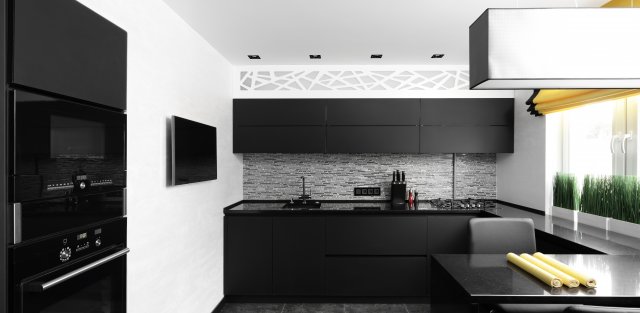 Černobílá kombinace působí vytvoří z každé místnosti impozantní prostor. foto: fiphoto,Shutterstock