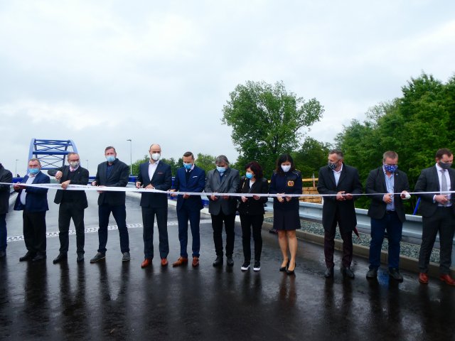 Slavnostní otevření mostu proběhlo v úterý 26. května 2020. Foto: archiv Města Přelouč