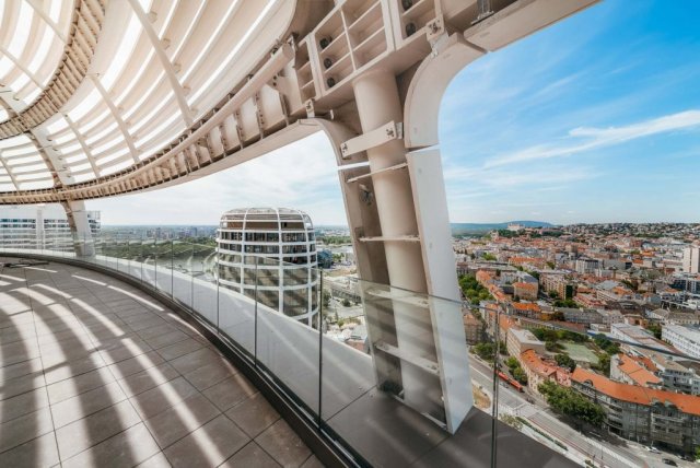 Výhled z jedné z věží Sky Parku. Foto: archiv Penta Real Estate