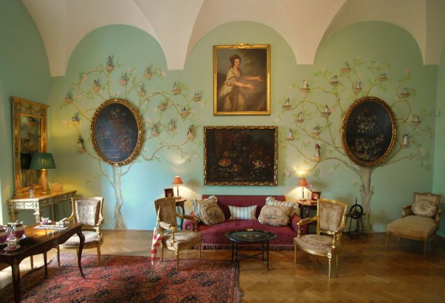 Architektura zámku a přilehlého parku v Častolovicích je navíc obohacena o mimořádně cenné interiéry. Zdroj: archiv zámku Častolovice