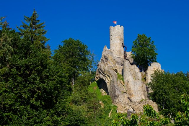 Zřícenina hradu Frýdštejn u Malé Skály. Foto: Vaclav Hroch 