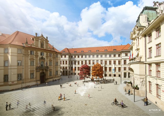 Mariánské náměstí, Praha, vizualizace budoucího stavu.