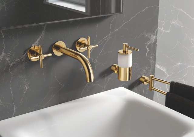 Díky deseti barevným variantám a dvěma povrchovým úpravám lze nyní ty nejoblíbenější designové řady GROHE integrovat do jakéhokoliv konceptu koupelny.
