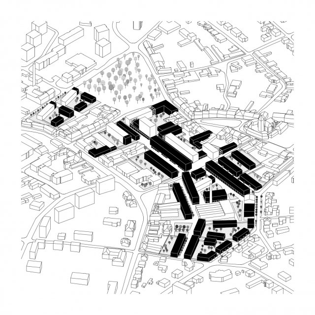 Druhý Norbert Lichý se ve své práci Humpolec – centrum – sídliště zabývá vytvořením fungující městské struktury v návaznosti na historická centra. 