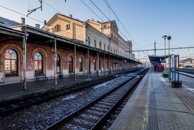 Současný nevyhovující a nereprezentativní stav budovy nádraží v Teplicích v Čechách. Foto: archiv Správy železnic