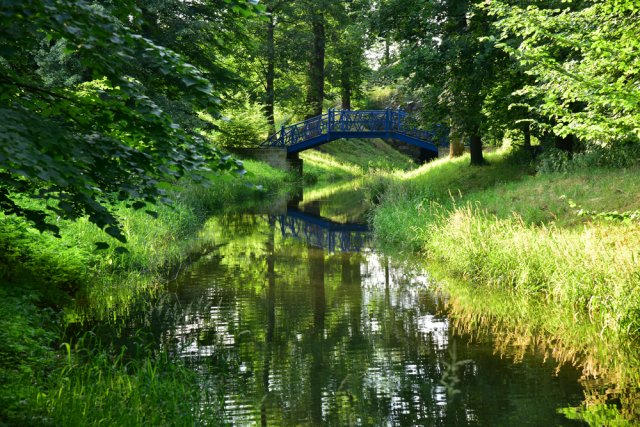 Veltruský přírodně-krajinářský park v jeho okolí patří mezi nejstarší v Evropě. V těsné blízkosti zámku protéká řeka Vltava. Ta měla během let významný podíl na utváření zámeckého areálu. Zdroj: Radko Voleman