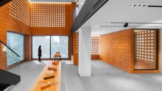 Kohan Ceram Central Office, Írán. Architekt: Hooba Design, Tehran. Foto: Parham Taghioff