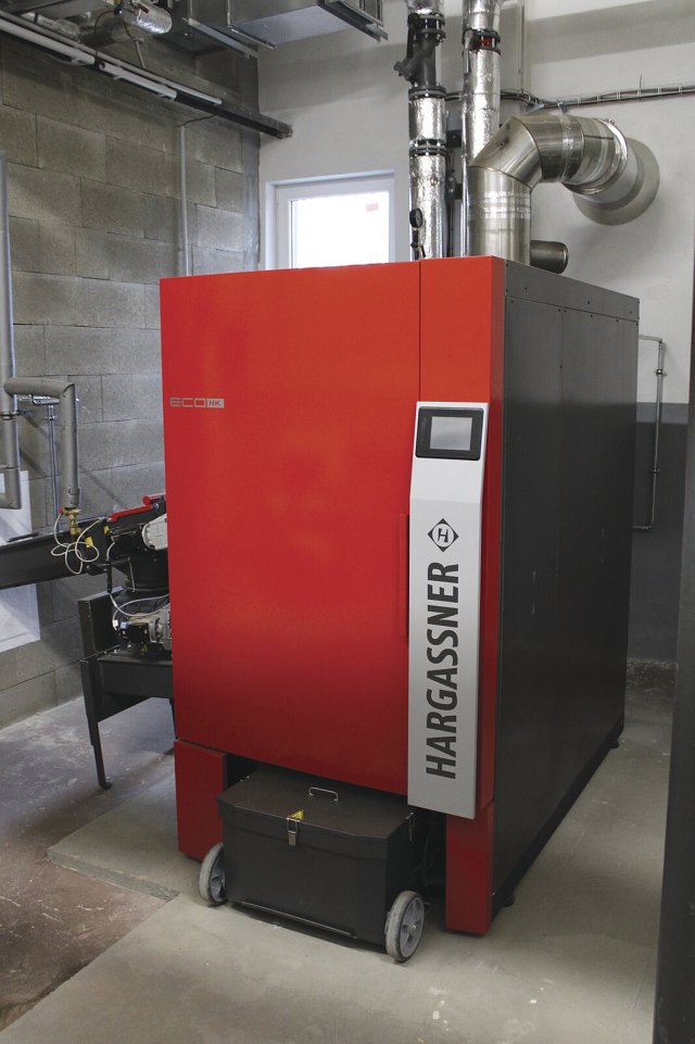 Střední škola technická Znojmo využívá kotel Hargassner Eco-HK 300 s výkonem 299 kilowatt.