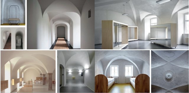 Vizualizace interiérů Latinské školy po rekonstrukci. 