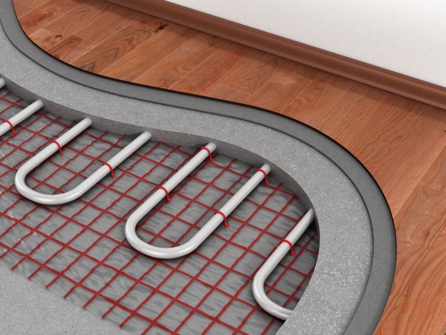 Interiér, kde je instalováno podlahové topení, je vyhříván odspoda a je vytápěn více rovnoměrně