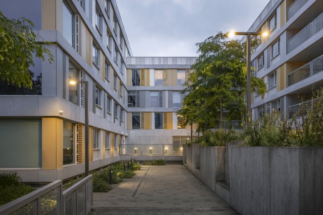 Projekt je ukázkovým příkladem těchto hodnot a spolupráce s výrobci špičkových fasádních materiálů. Zdroj: Archiv Swisspearl