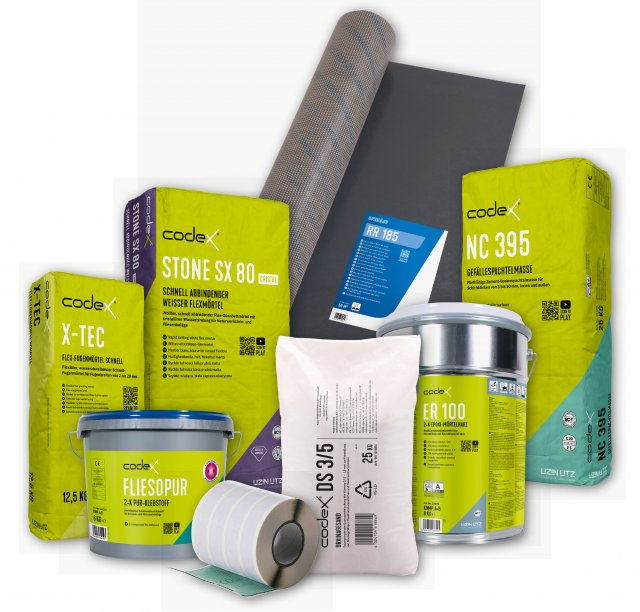 Balkonový systém codex BalkuDrain. Zdroj: UZIN UTZ