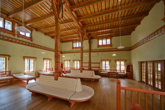 Rekonstruovaná odpočívárna. Zdroj: Lázně Luhačovice a.s.