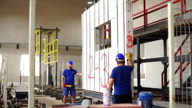 Výroba cihlových stěn