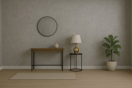 U tvoření betonové stěrky si můžete pohrát s barvami, strukturou i celkovou atmosférou místnosti. Zdroj: Vytvořeno pomocí umělé inteligence ChatGPT