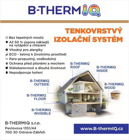 Tenkovrstvý izolační systém B-THERMIQ